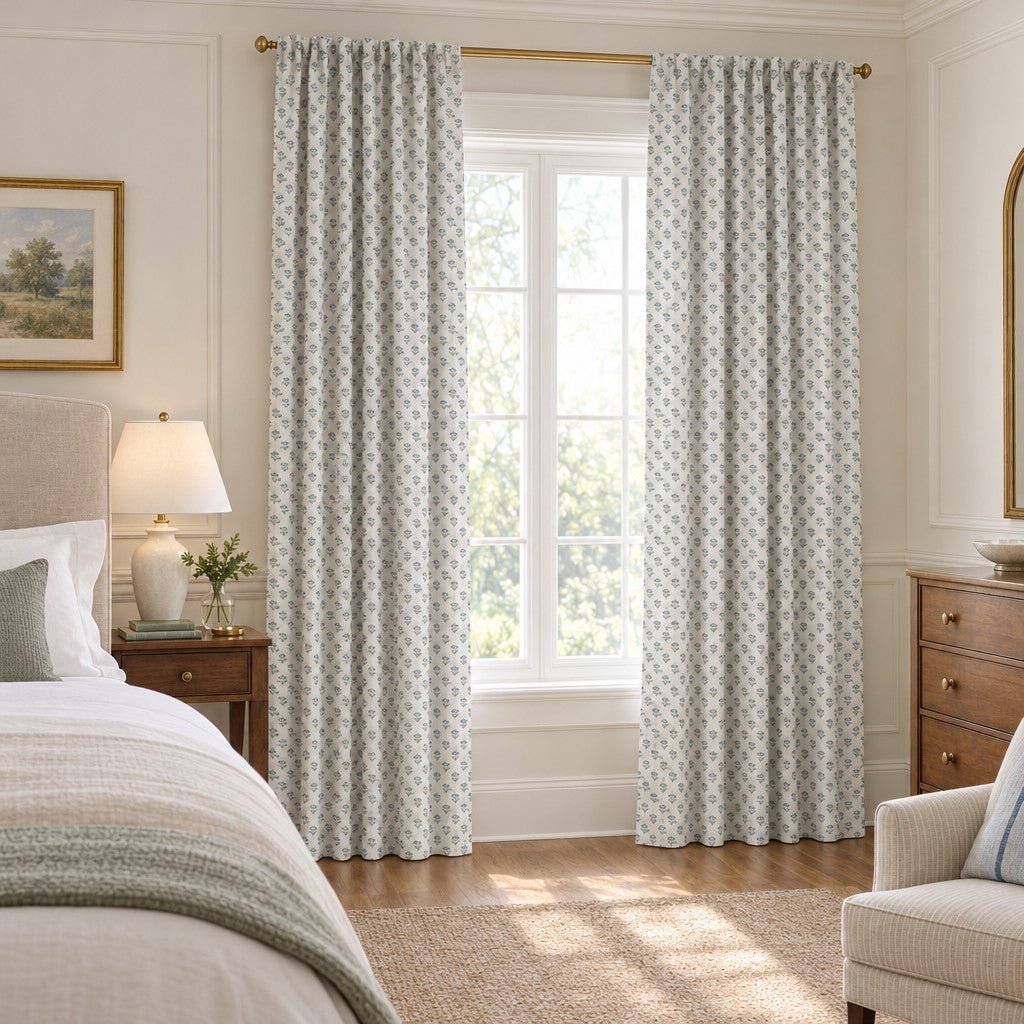 Marlowe Block - Curtain Panel - The Drapery