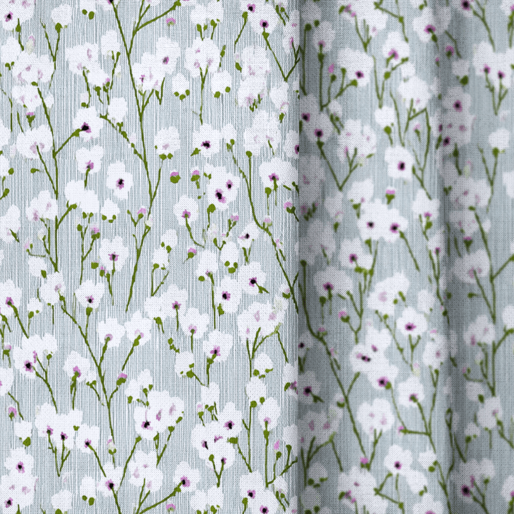 Marquette Blossoms - Curtain Panel - The Drapery