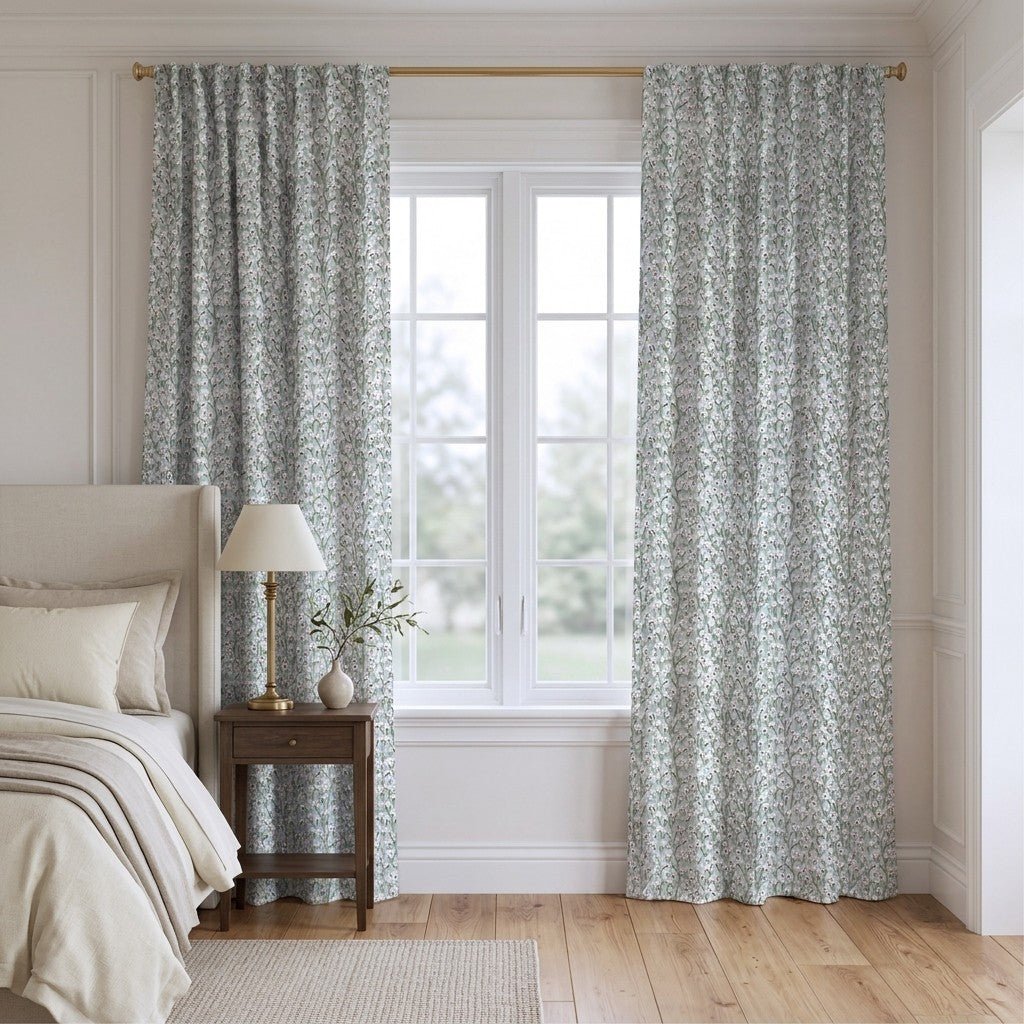 Marquette Blossoms - Curtain Panel - The Drapery