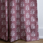 Mauve Trees - Curtain Panel - The Drapery