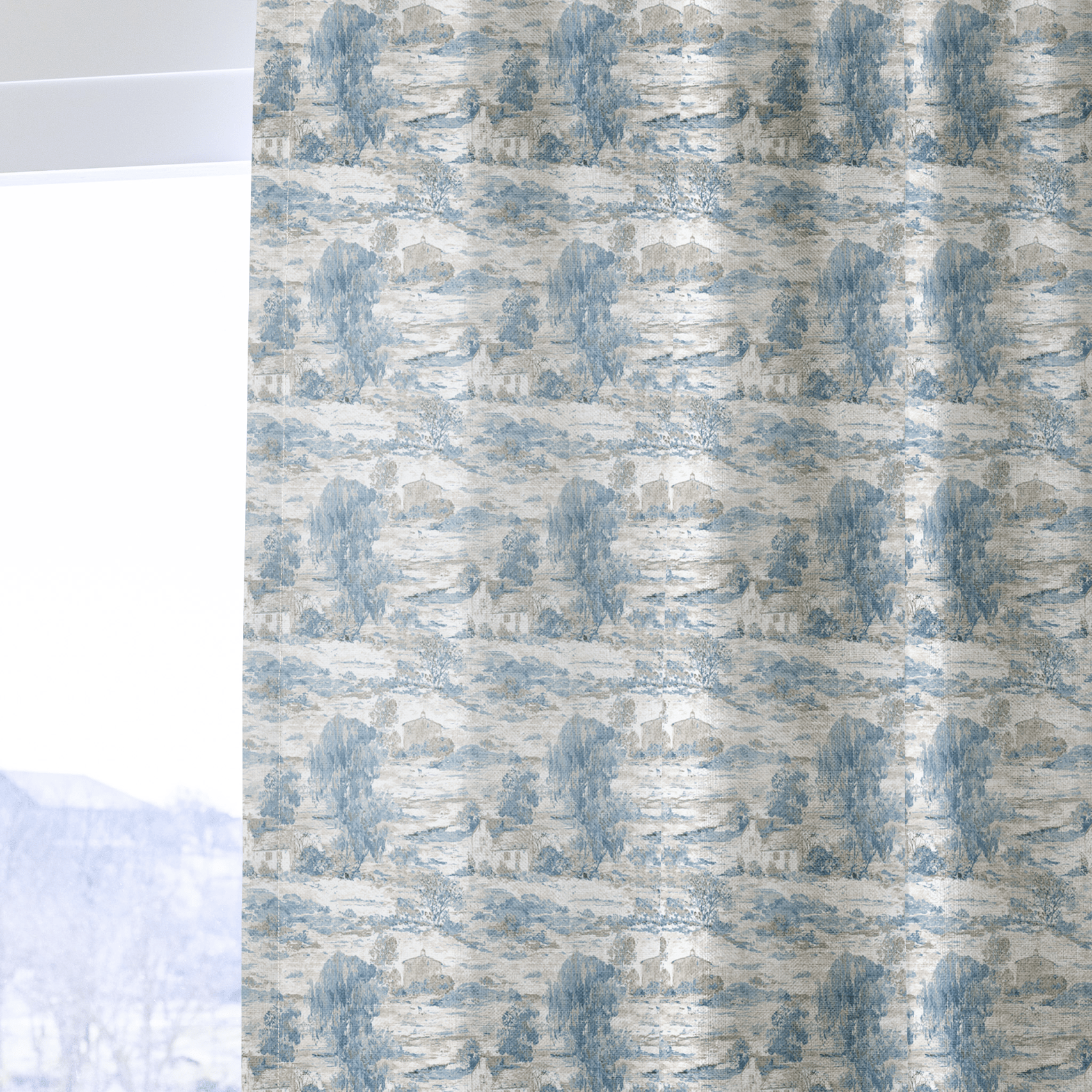 Mayfair Toile - Curtain Panel - The Drapery