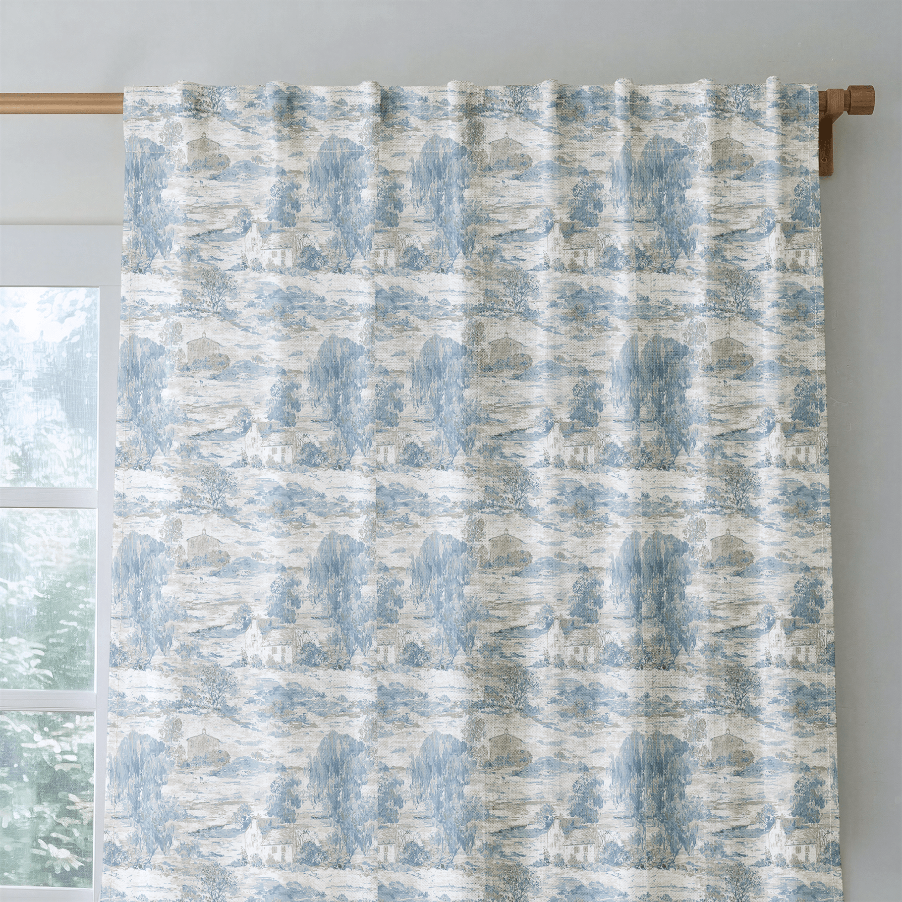 Mayfair Toile - Curtain Panel - The Drapery
