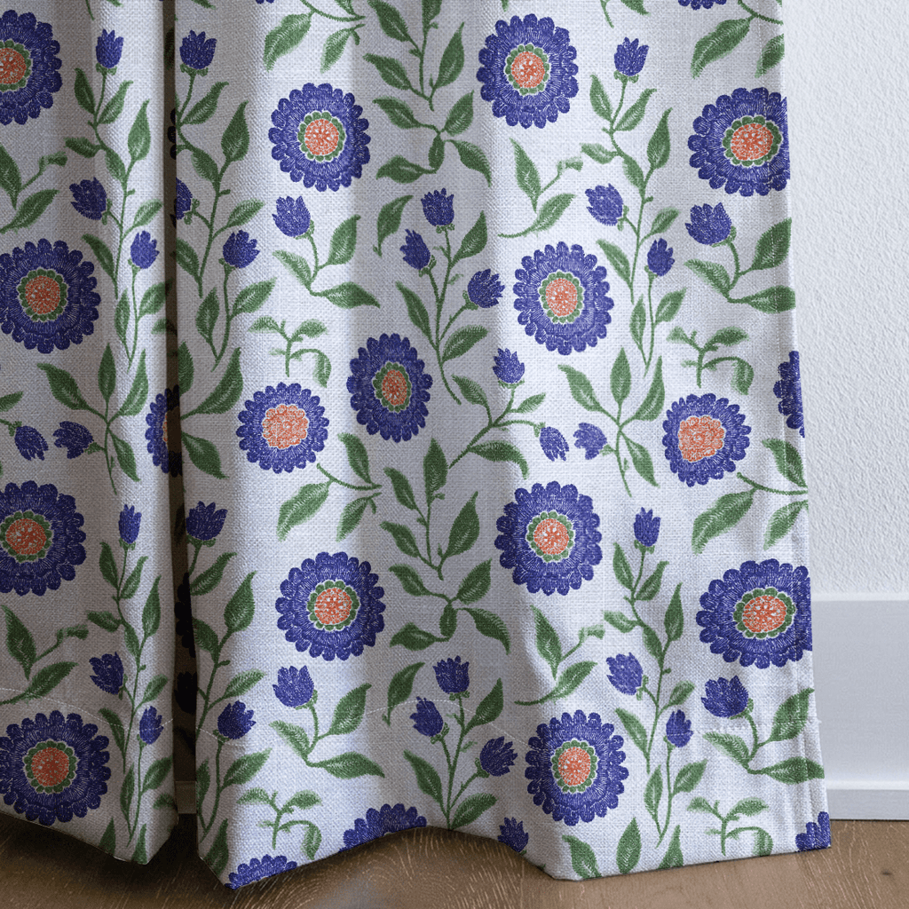 Mercer Blooms - Curtain Panel - The Drapery