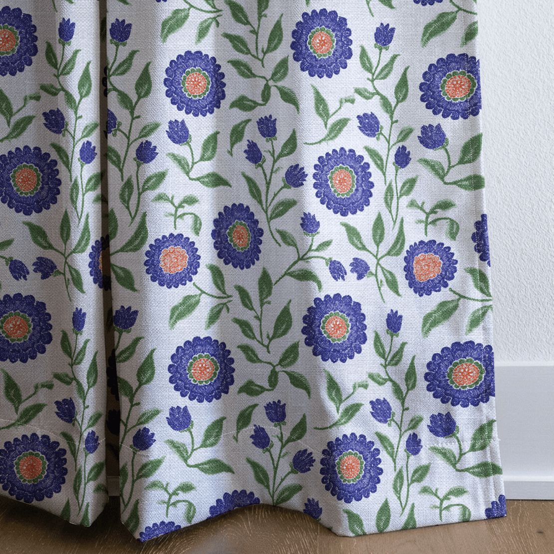Mercer Blooms - Curtain Panel - The Drapery