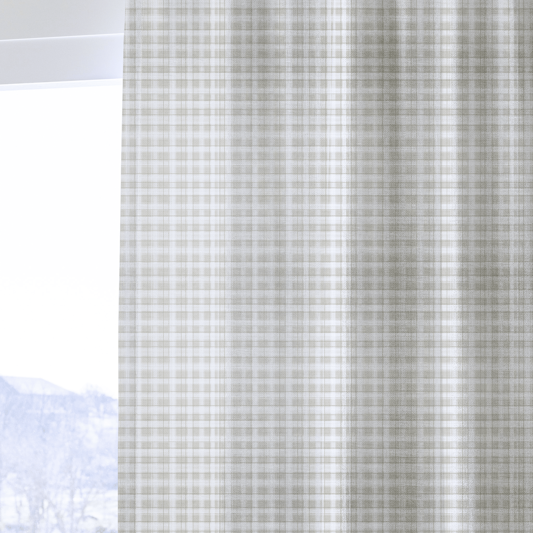 Mercer Plaid - Curtain Panel - The Drapery
