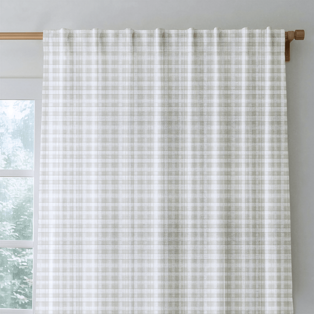 Mercer Plaid - Curtain Panel - The Drapery