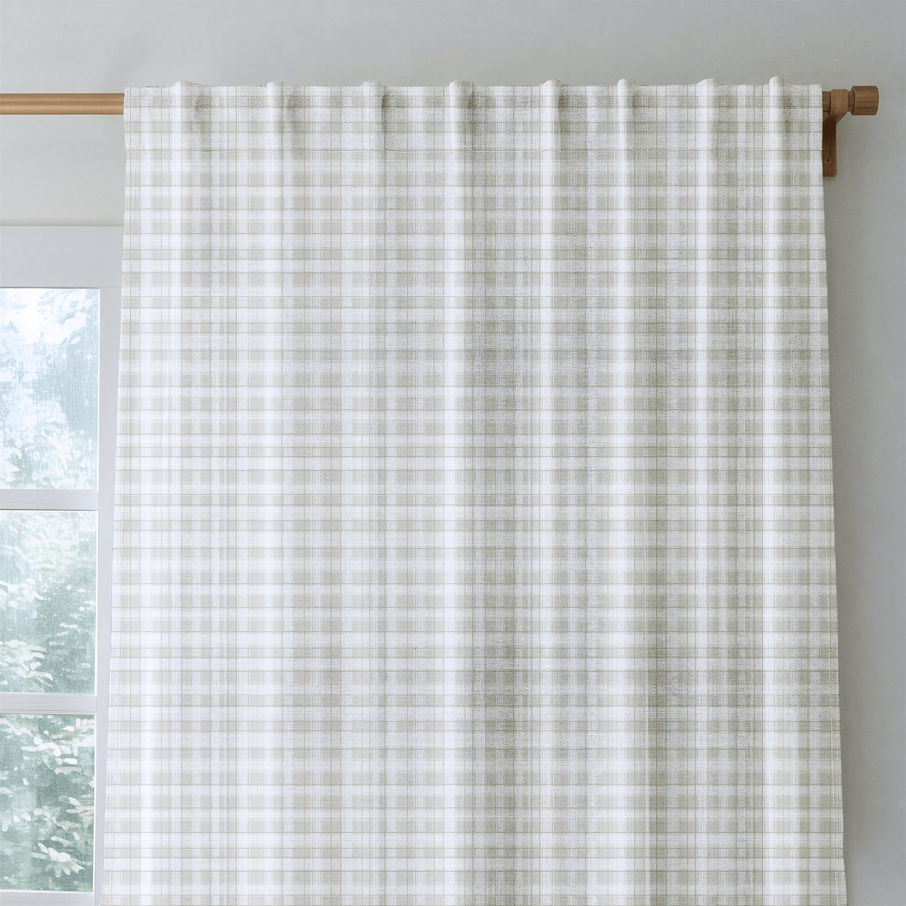 Mercer Plaid - Curtain Panel - The Drapery