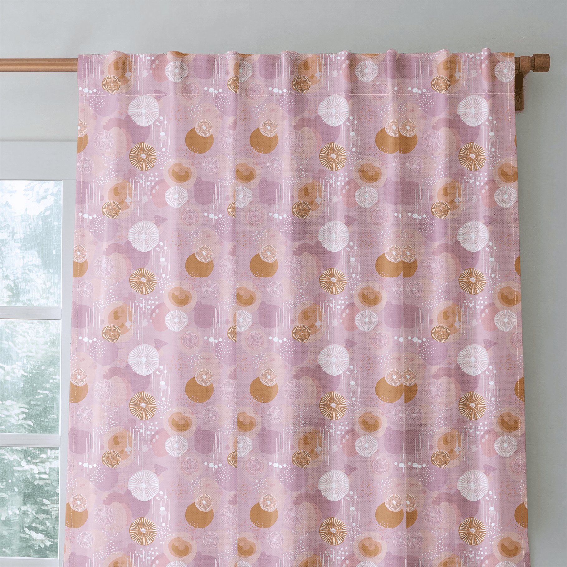 Mercer Trace Three - Curtain Panel - The Drapery