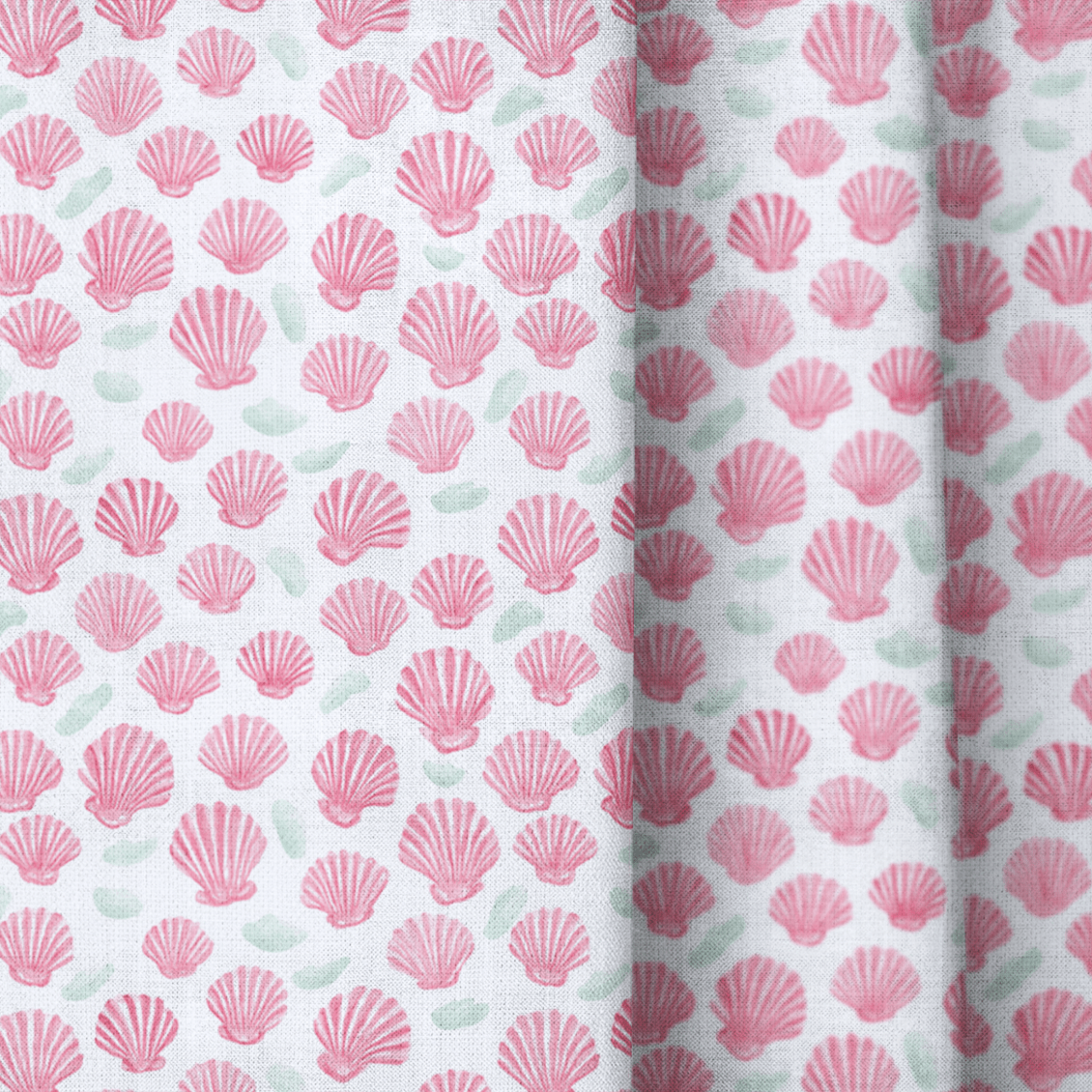 Mermaid Shells - Curtain Panel - The Drapery