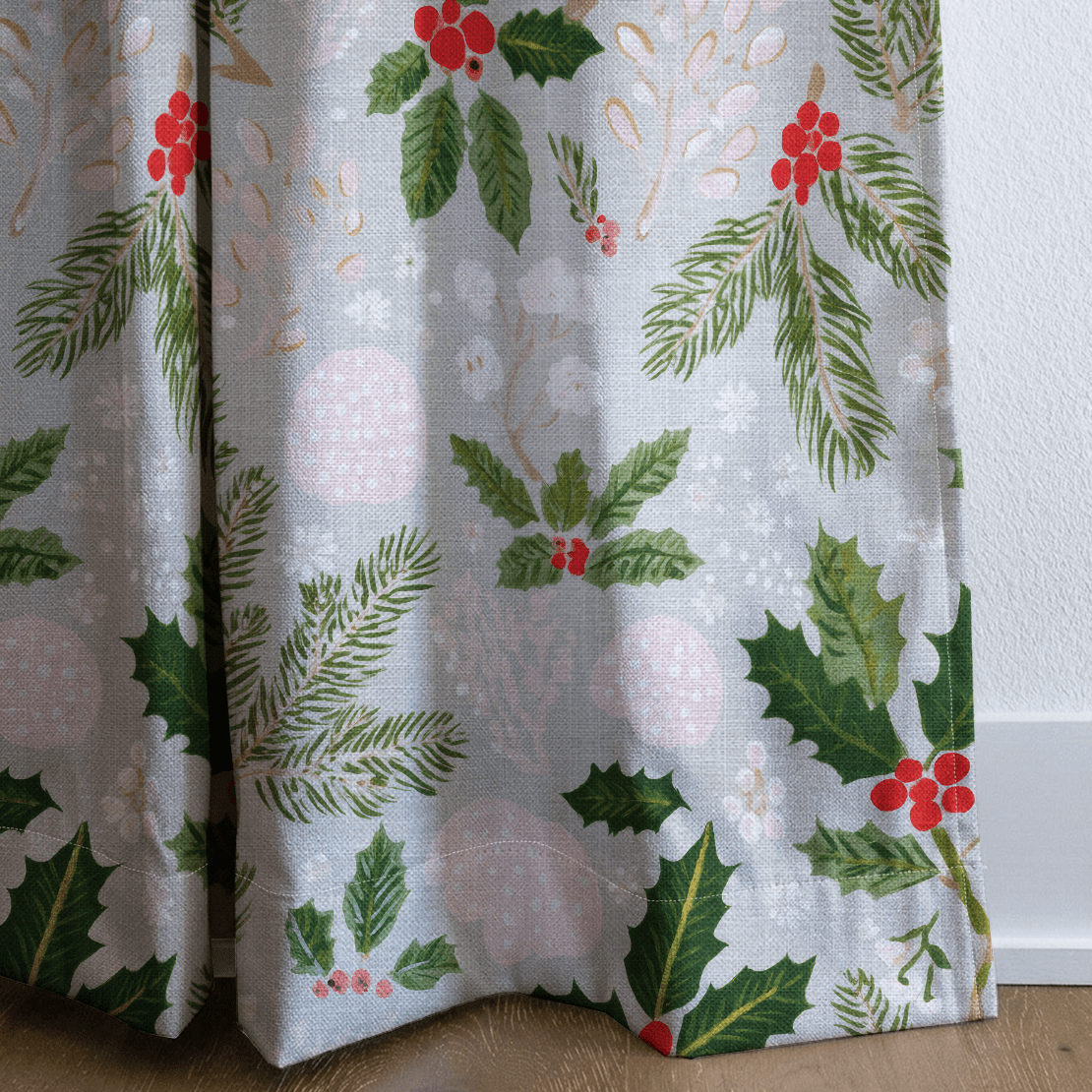 Merry & Bright - Curtain Panel - The Drapery