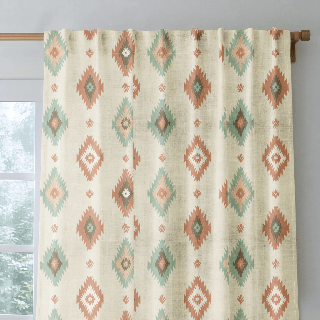Mesa Diamonds - Curtain Panel - The Drapery