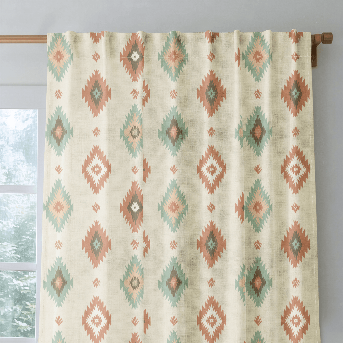 Mesa Diamonds - Curtain Panel - The Drapery