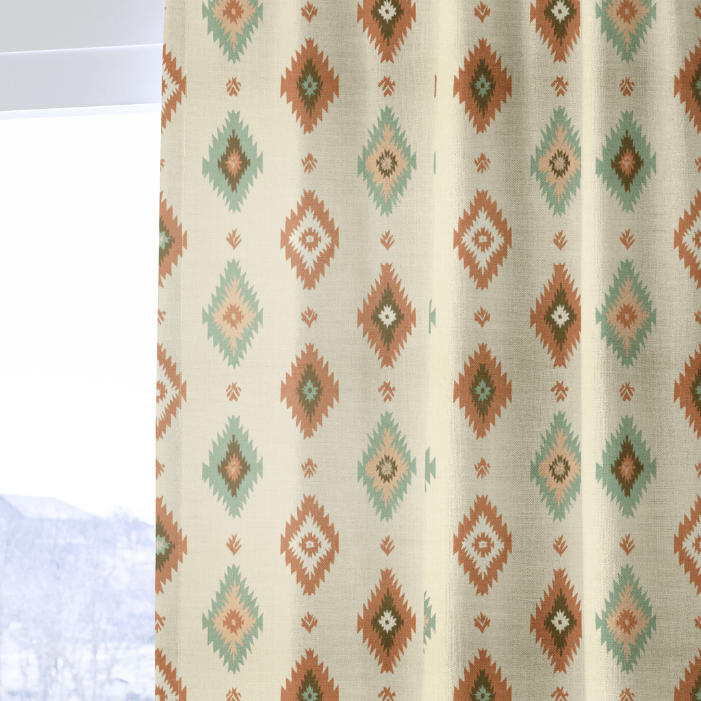 Mesa Diamonds - Curtain Panel - The Drapery