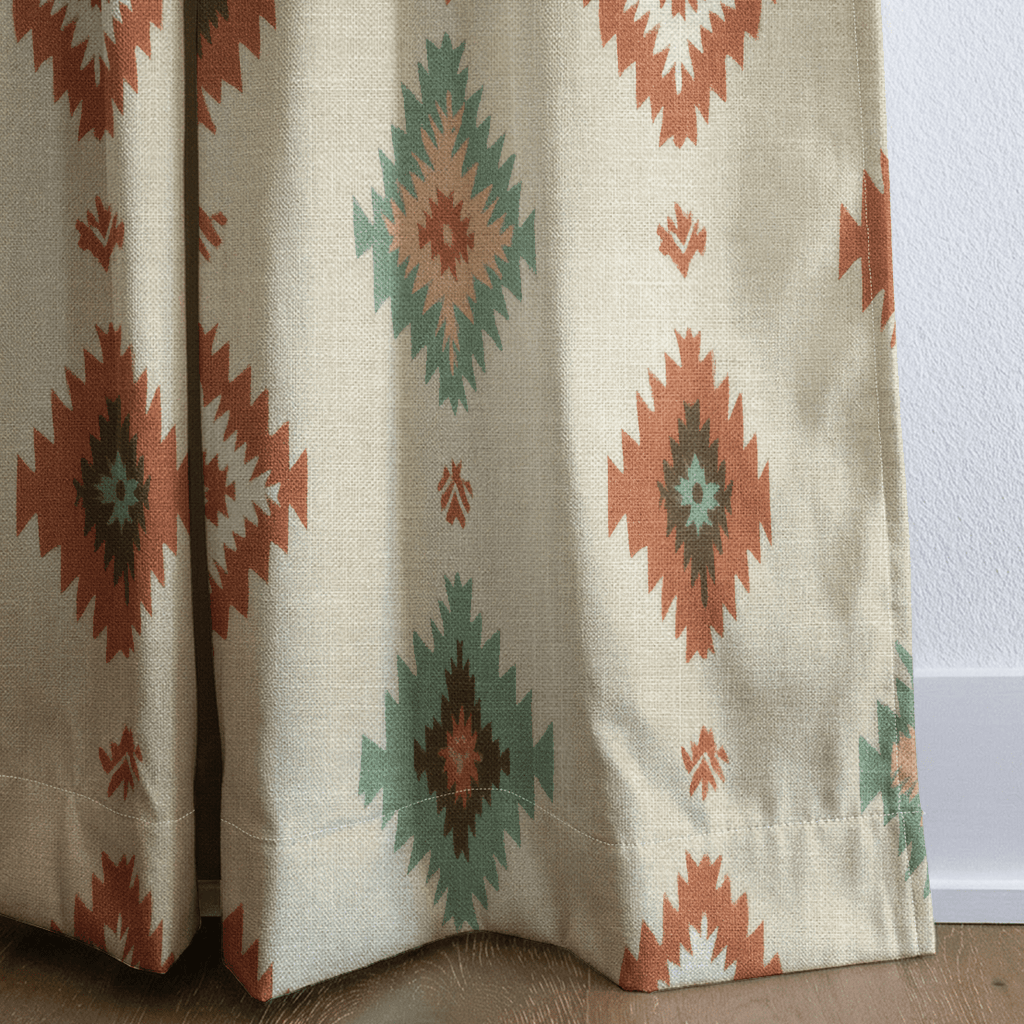 Mesa Diamonds - Curtain Panel - The Drapery
