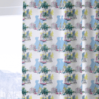 Miami Vice Versa - Curtain Panel - The Drapery