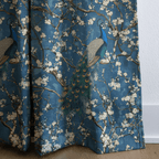 Midnight Plumage - Curtain Panel - The Drapery