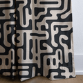 Milo Maze - Curtain Panel - The Drapery