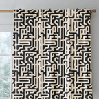 Milo Maze - Curtain Panel - The Drapery