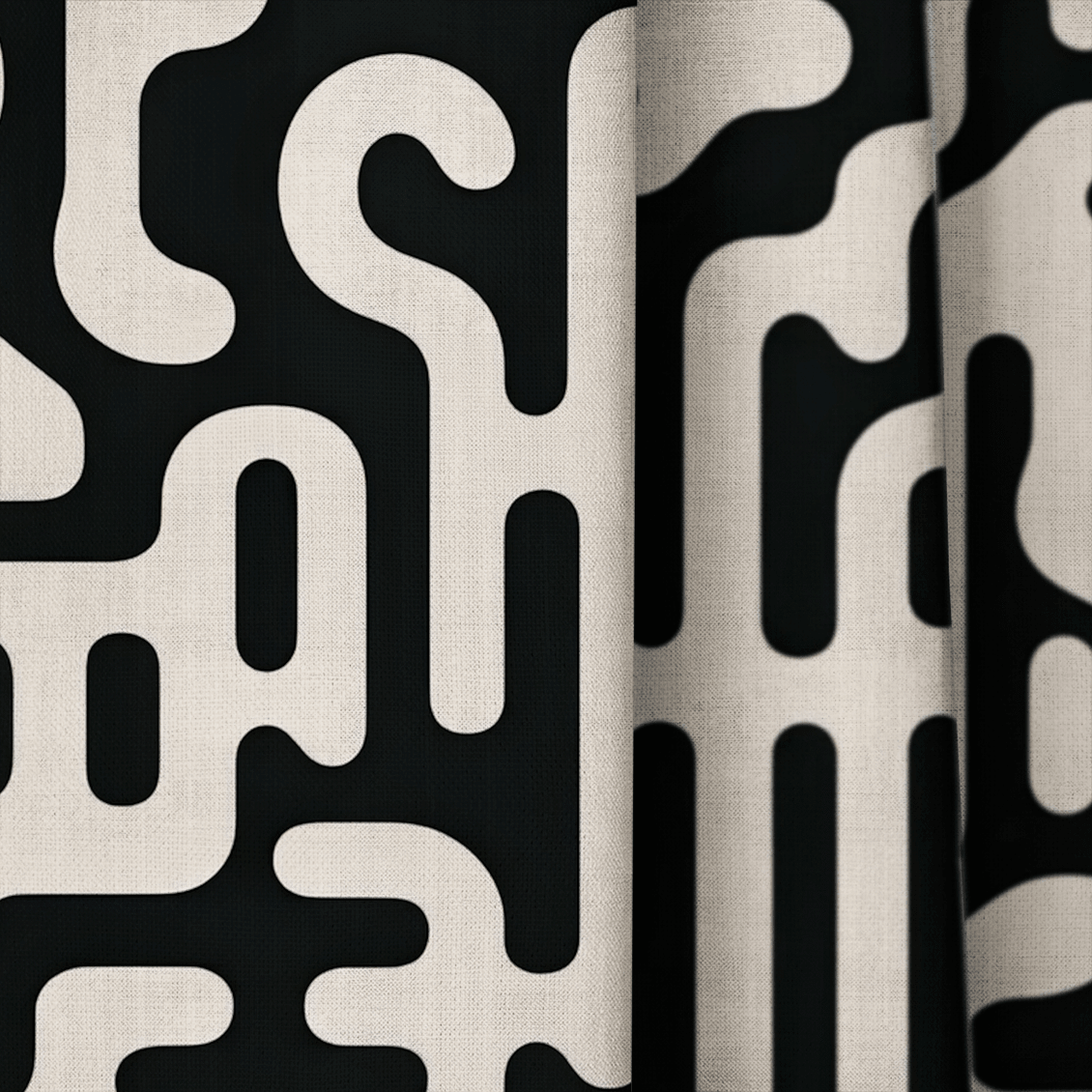 Milo Maze - Curtain Panel - The Drapery