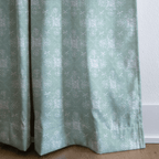Milo Mint - Curtain Panel - The Drapery
