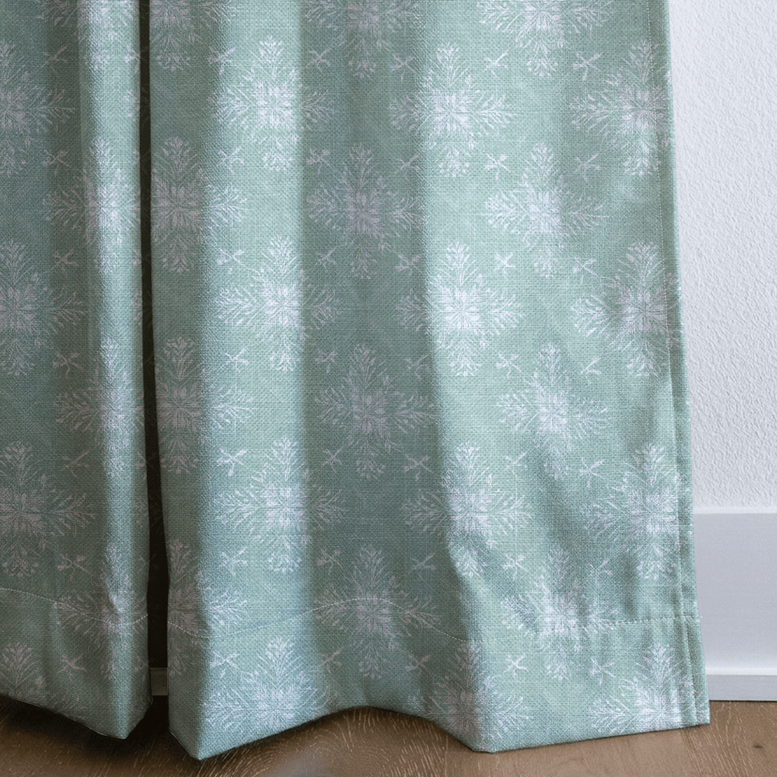 Milo Mint - Curtain Panel - The Drapery