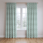 Milo Mint - Curtain Panel - The Drapery