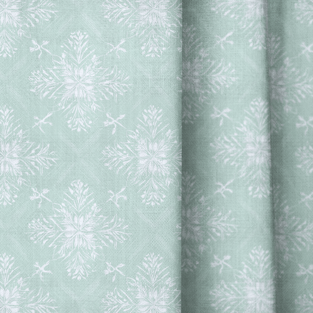Milo Mint - Curtain Panel - The Drapery