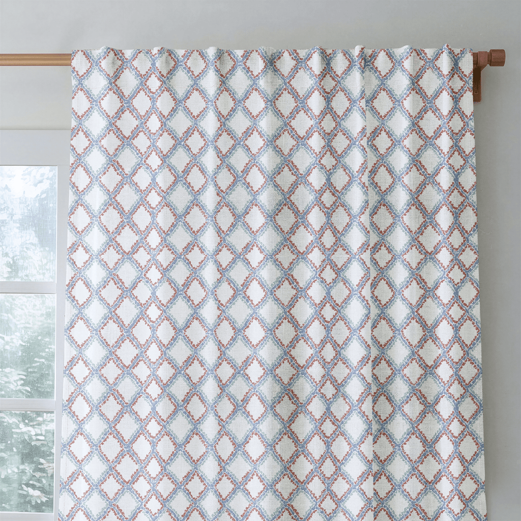 Milton Lattice - Curtain Panel - The Drapery