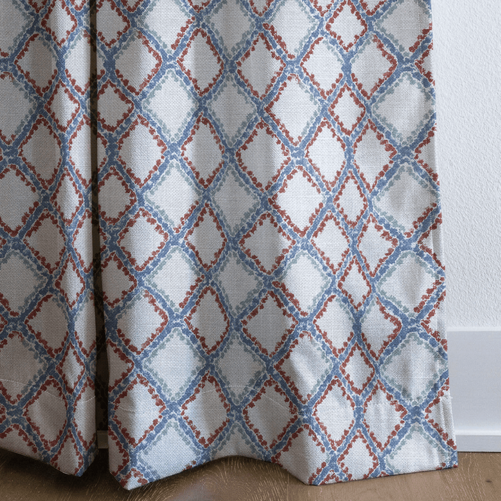Milton Lattice - Curtain Panel - The Drapery