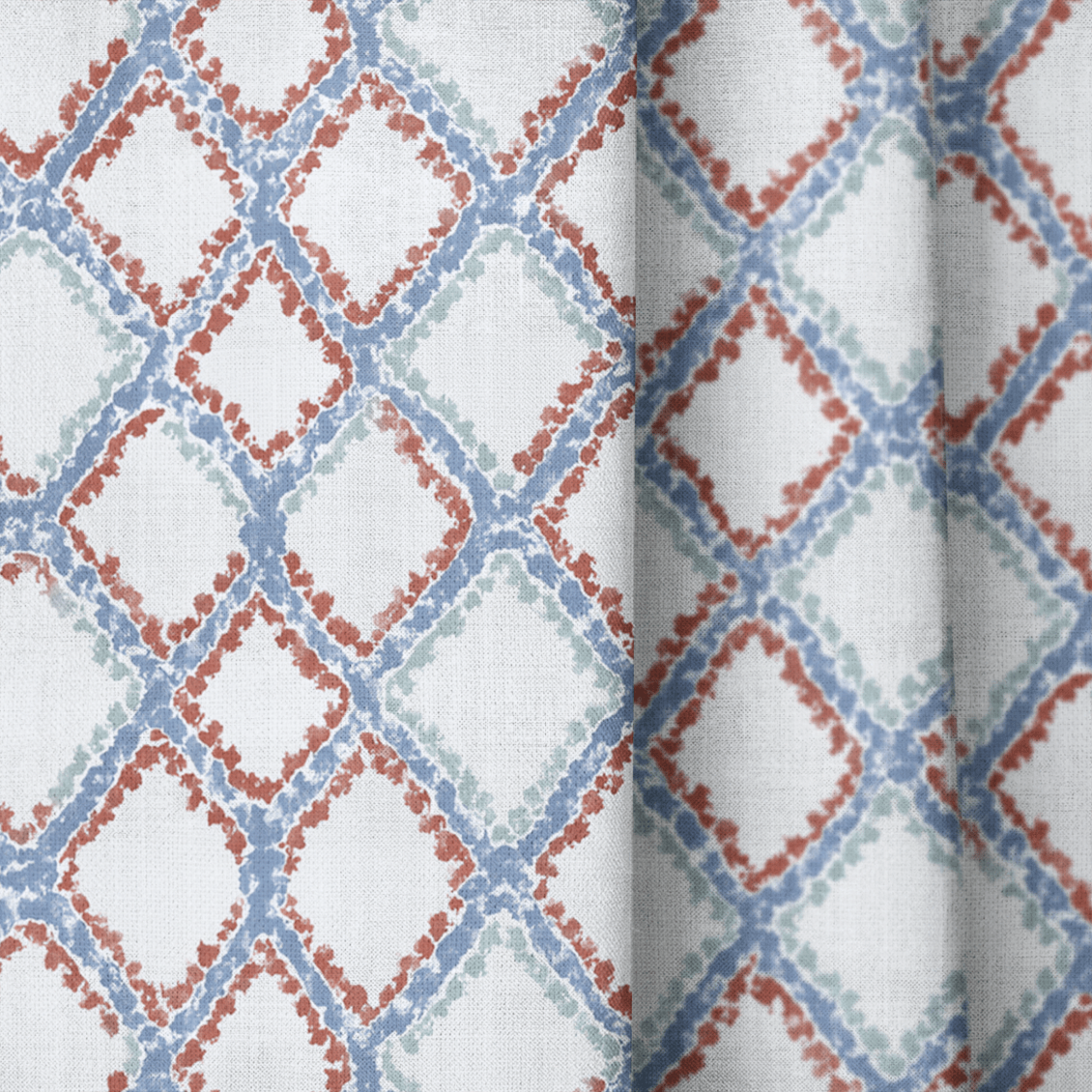 Milton Lattice - Curtain Panel - The Drapery