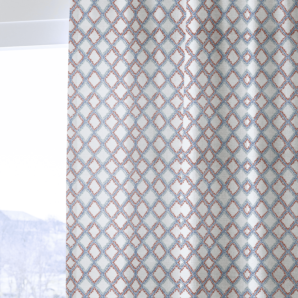 Milton Lattice - Curtain Panel - The Drapery