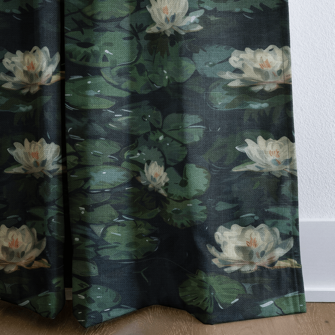 Milton Lillies - Curtain Panel - The Drapery