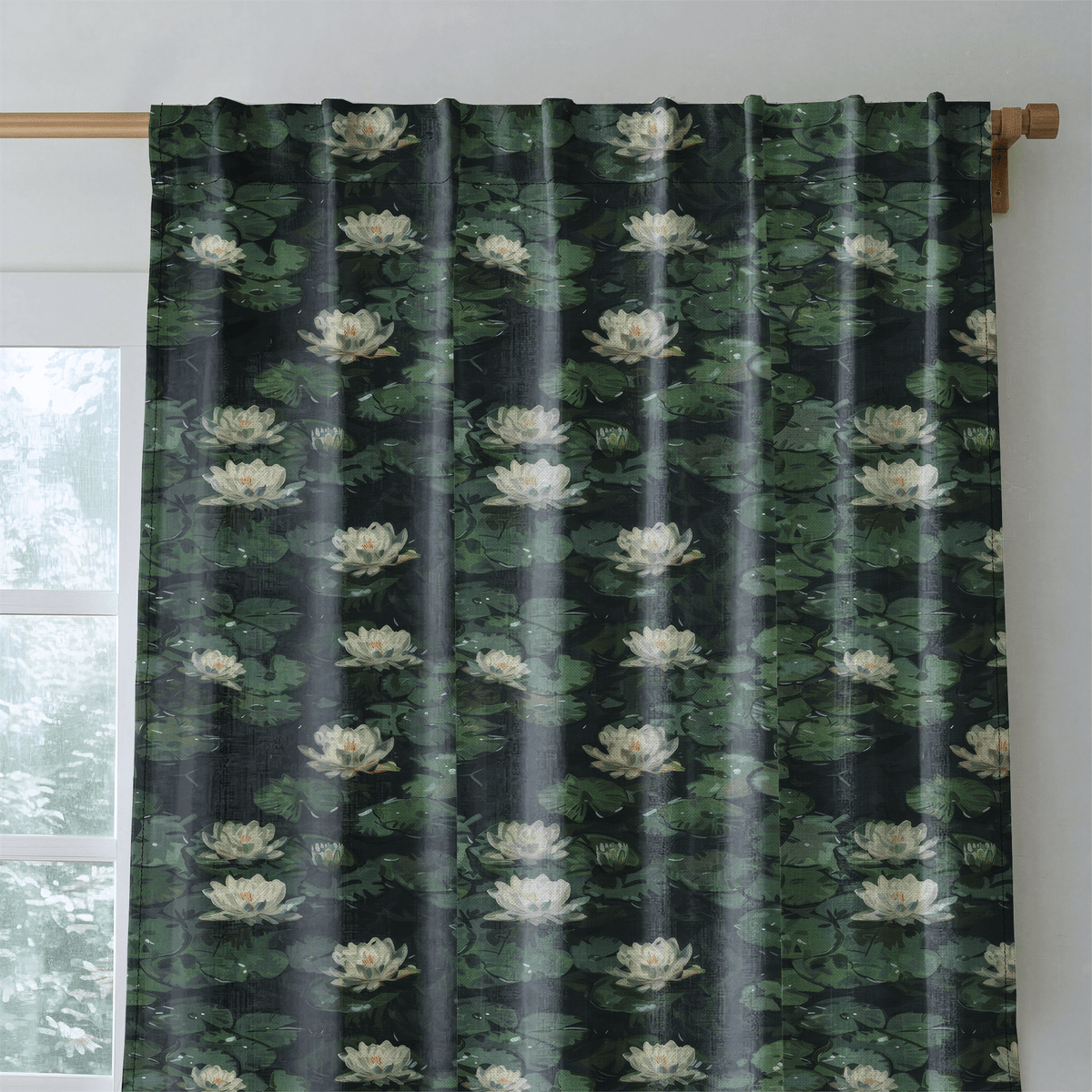Milton Lillies - Curtain Panel - The Drapery