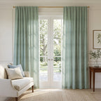 Mint Drift - Curtain Panel - The Drapery