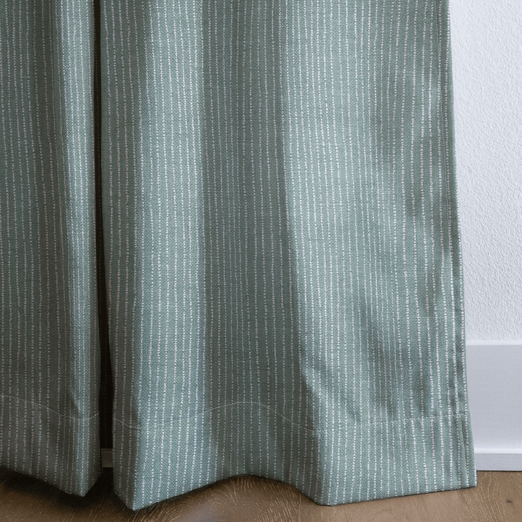 Mint Drift - Curtain Panel - The Drapery