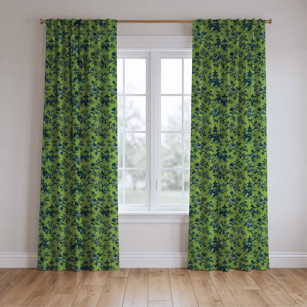 Mirabel Pagoda Garden - Curtain Panel - The Drapery