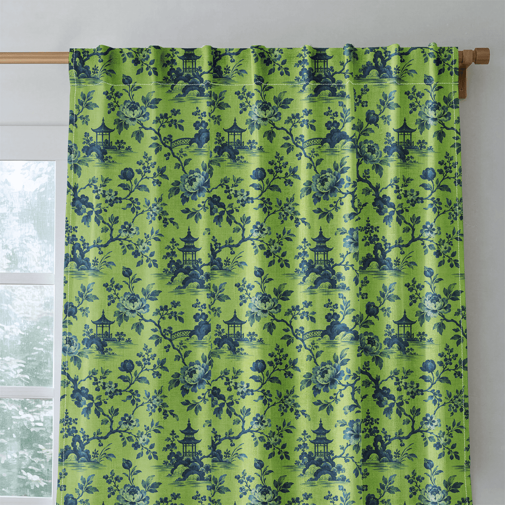 Mirabel Pagoda Garden - Curtain Panel - The Drapery