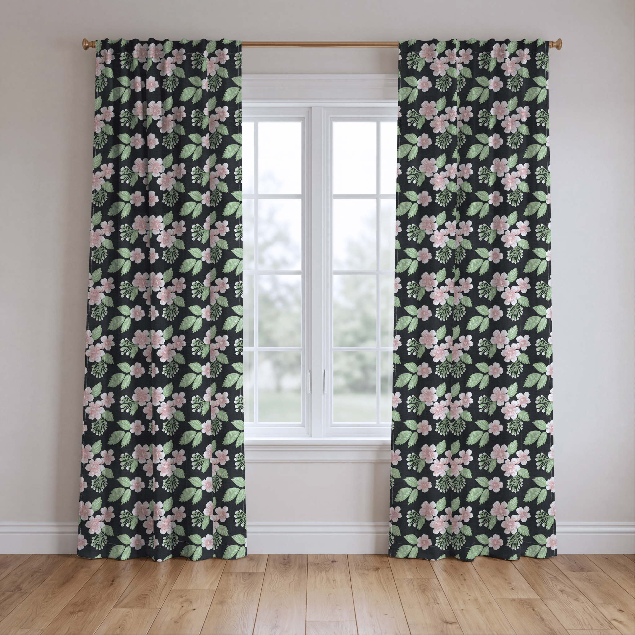 Mireille Floral - Curtain Panel - The Drapery