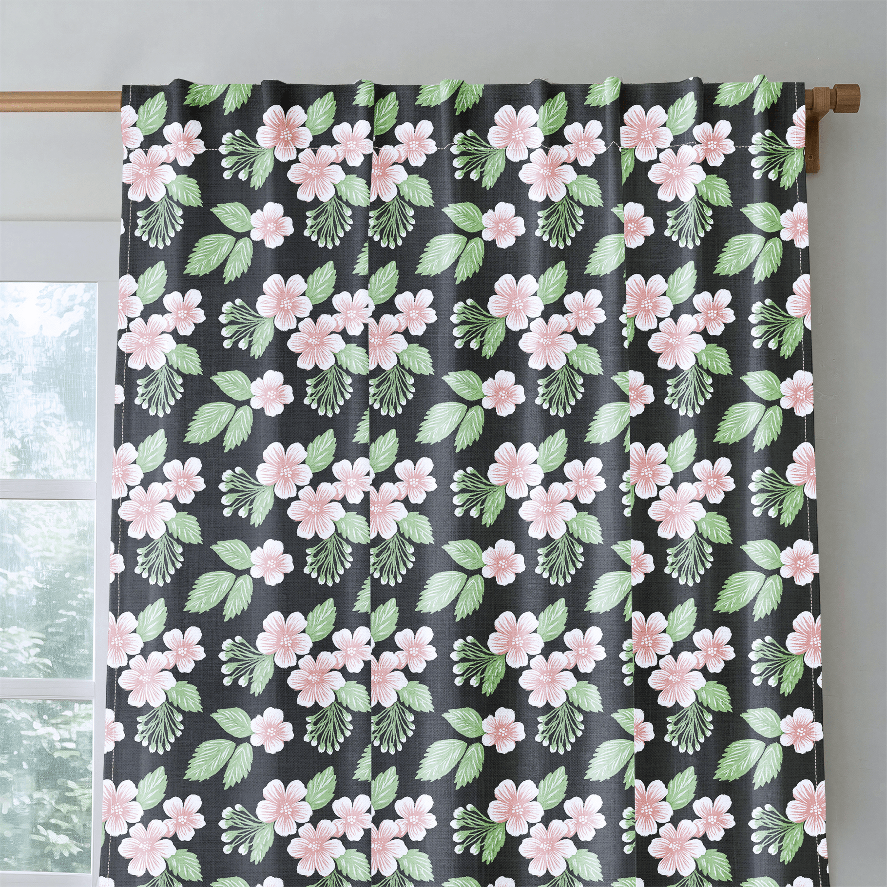 Mireille Floral - Curtain Panel - The Drapery