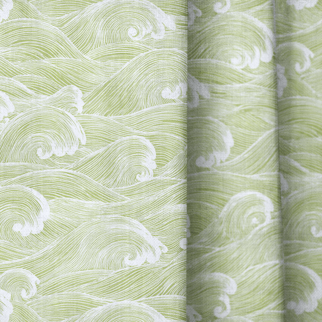 Mirette Waves - Curtain Panel - The Drapery