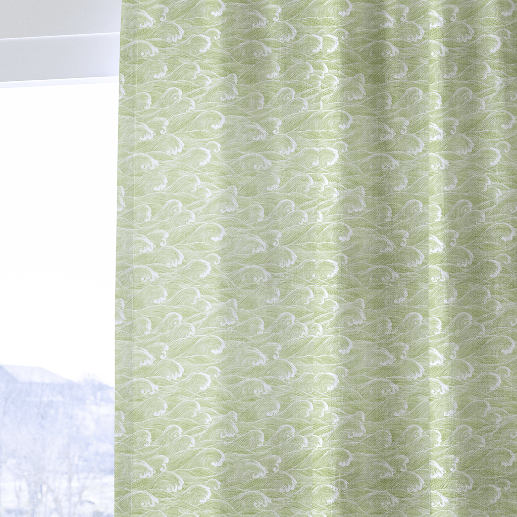 Mirette Waves - Curtain Panel - The Drapery