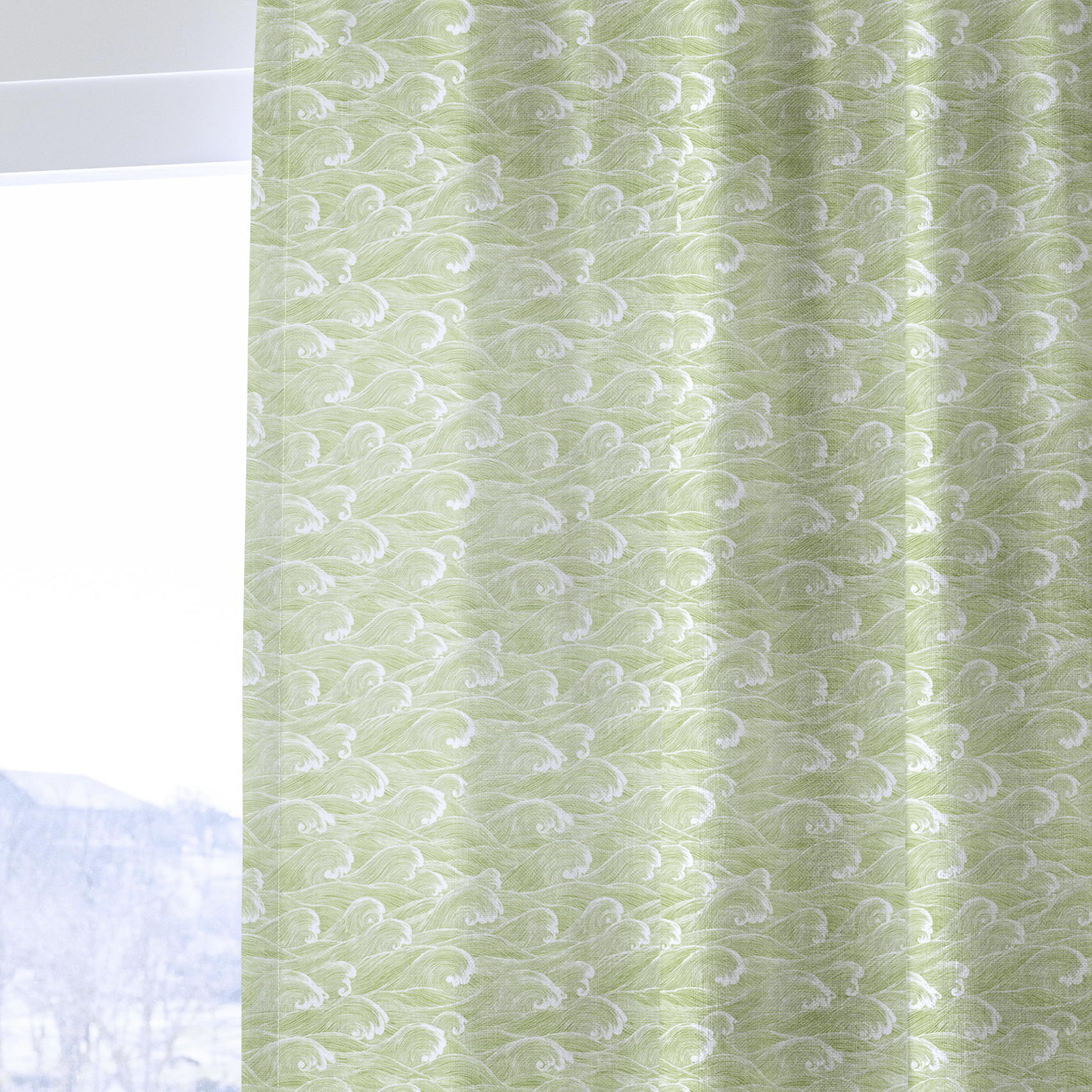 Mirette Waves - Curtain Panel - The Drapery