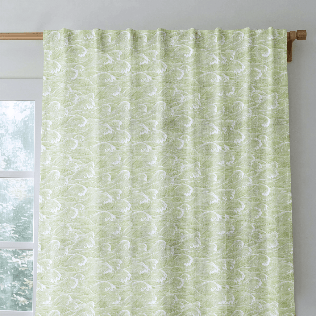 Mirette Waves - Curtain Panel - The Drapery