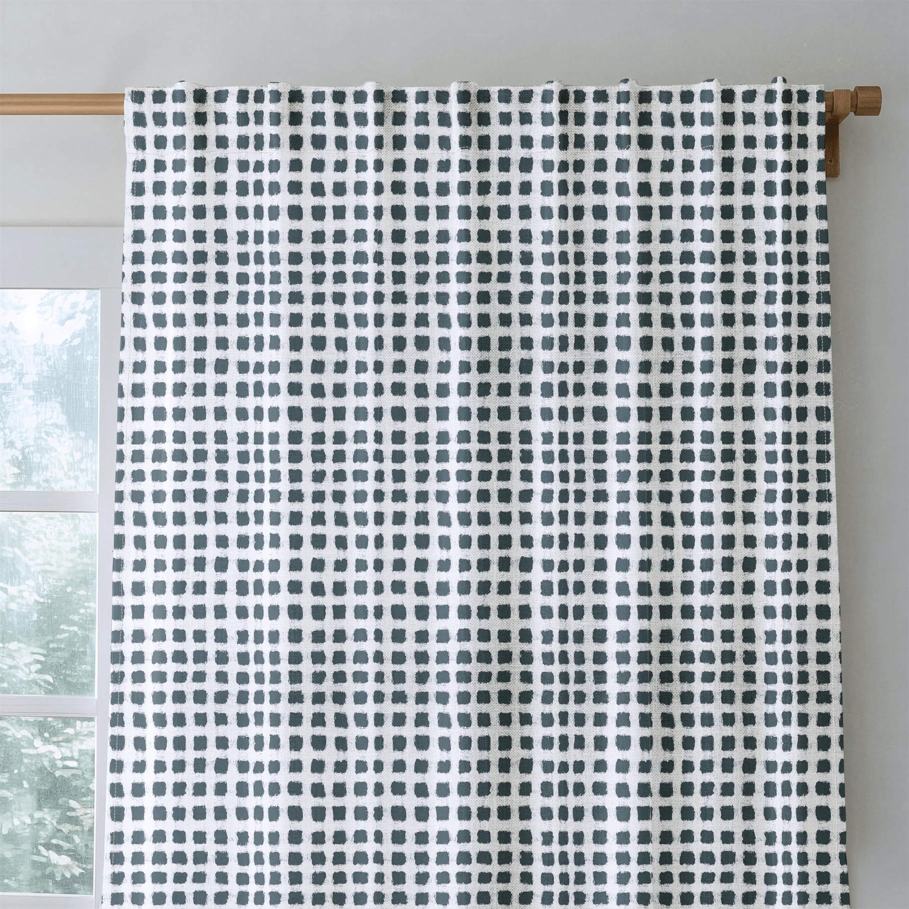 Mireya Plaid - Curtain Panel - The Drapery