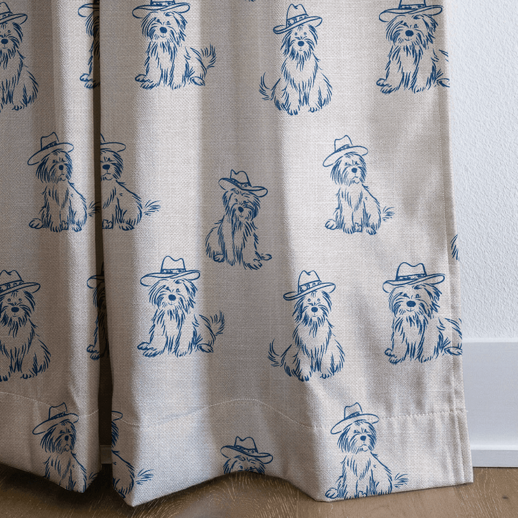 Mister Dog - Curtain Panel - The Drapery