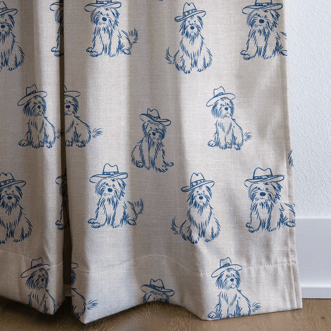Mister Dog - Curtain Panel - The Drapery