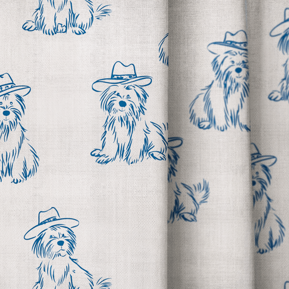 Mister Dog - Curtain Panel - The Drapery