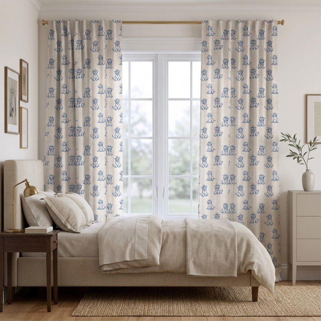 Mister Dog - Curtain Panel - The Drapery