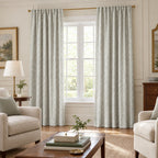 Misty Sage Bloom - Curtain Panel - The Drapery