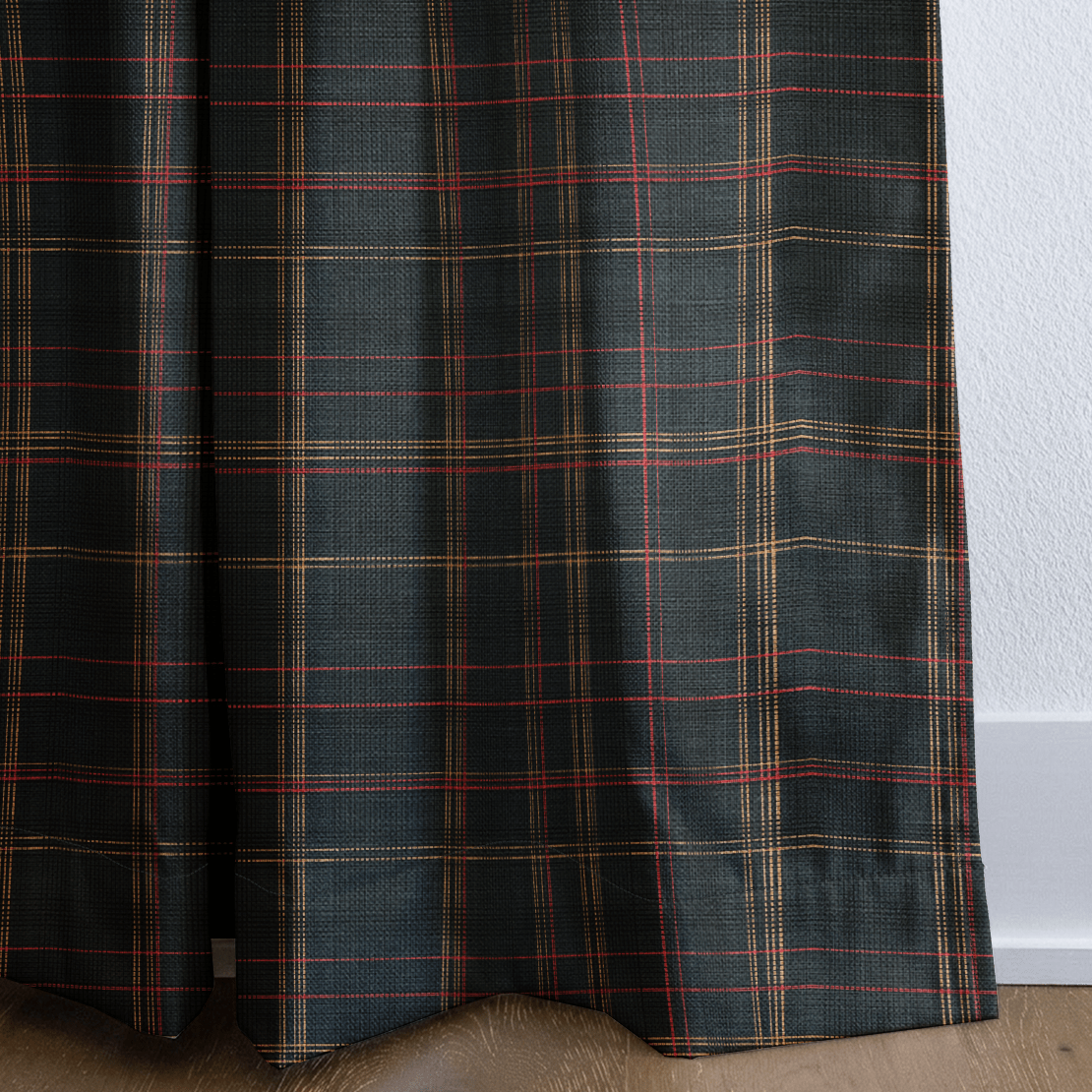 Mona Plaid - Curtain Panel - The Drapery